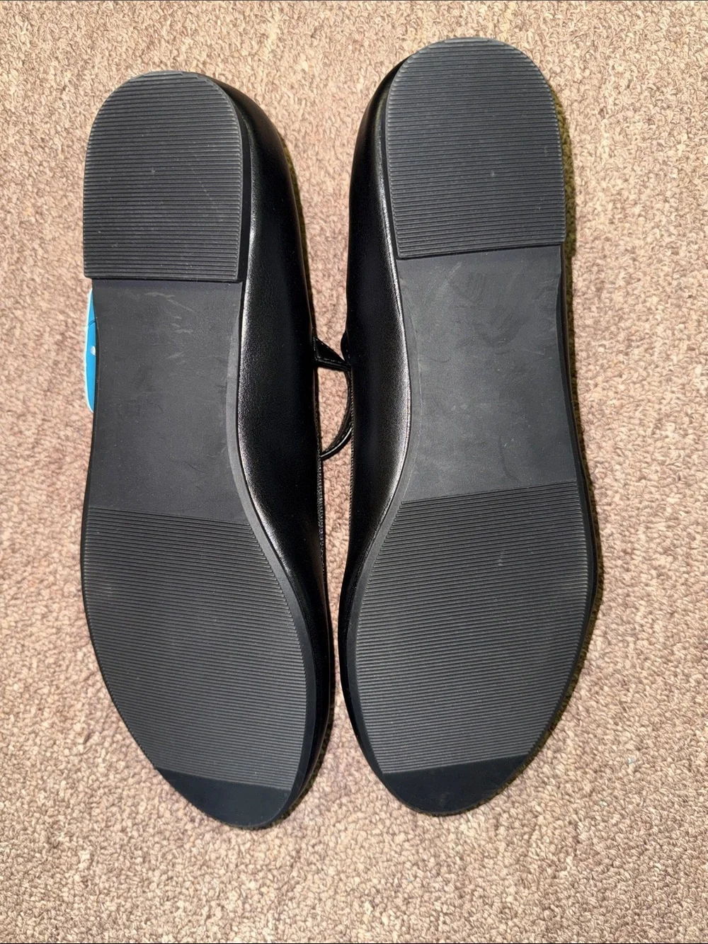 Madden Girl Black Mary Jane Flats with Buckle Strap